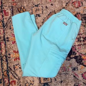 Figs Teal Yola Scrub Pants
